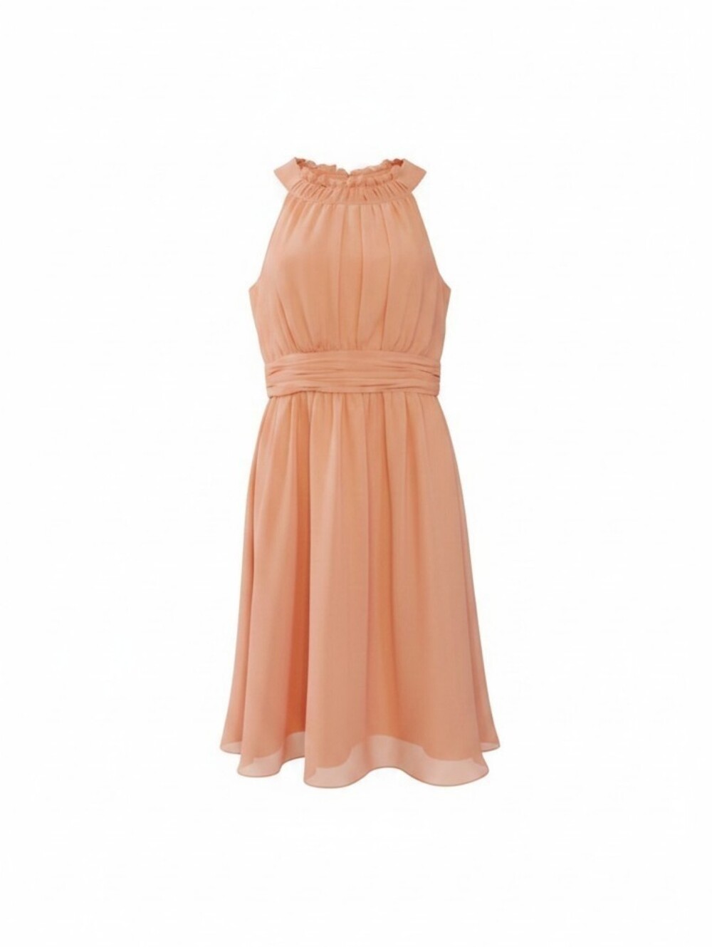 Alfred Angelo Peach Colored Cocktail Dress Size 14